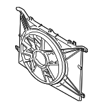 30680513 - Cooling System: Shroud for Volvo: C70, S60, S80, V70, XC70 Image