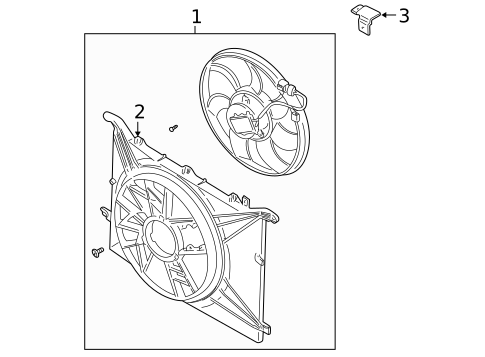Cooling Fan for 2002 Volvo S80 #0