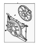 8651136 - Cooling System: Fan Assembly for Volvo: S80 Image