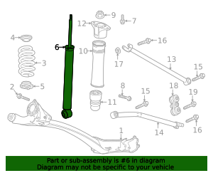42599532 - Rear Shock Absorber Gateway Buick GMC Parts