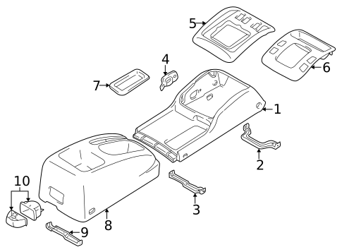 Center for 1999 Suzuki Vitara #0