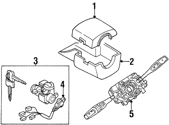 K07B76990A - : Steering Lock for Kia Image