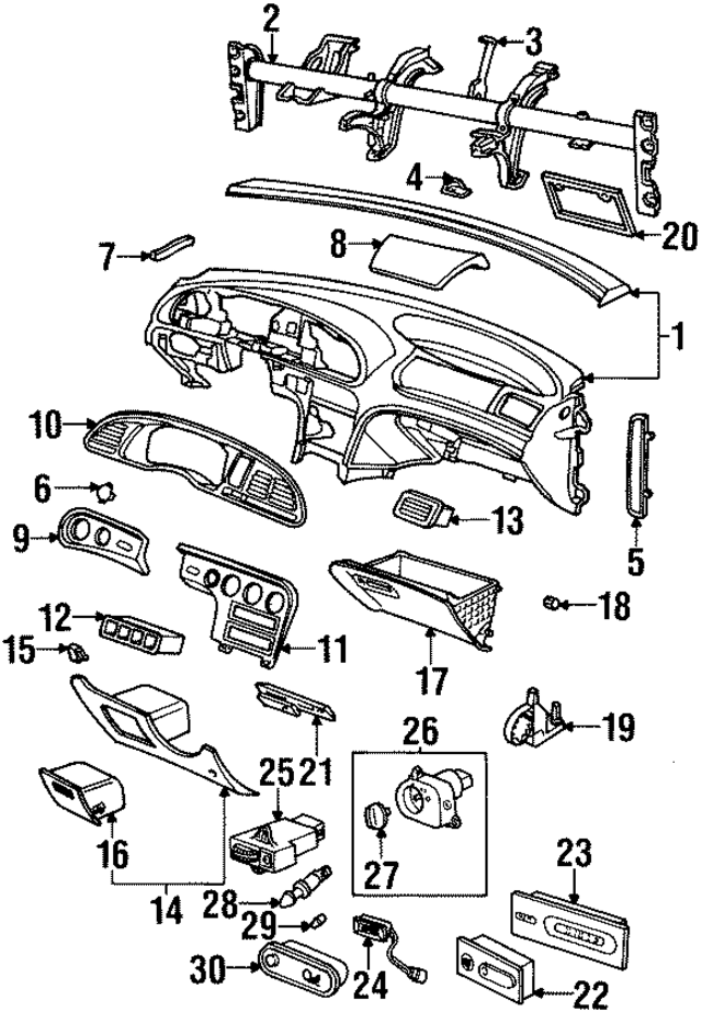 F5RZ18816B - Body: Tape Holder for Ford Image