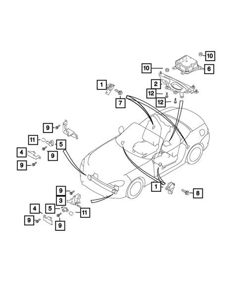 Sensors for 2017 Fiat 124 Spider #0