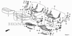 82172TF0J02 - Interior/Bumper: HOOK, CABLE for Honda Image