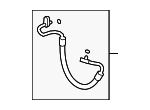80315TA5A01 - HVAC: Discharge Hose for Honda: Accord, Crosstour Image