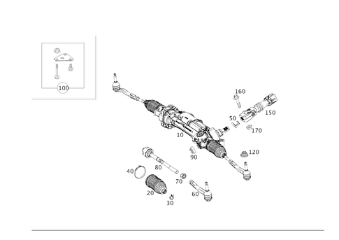 Steering Gear for 2023 Mercedes-Benz AMG GT 63 S #0