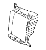 LR128286 - Cooling System: Lower Deflector for Land Rover: Defender 110, Defender 130, Defender 90 Image