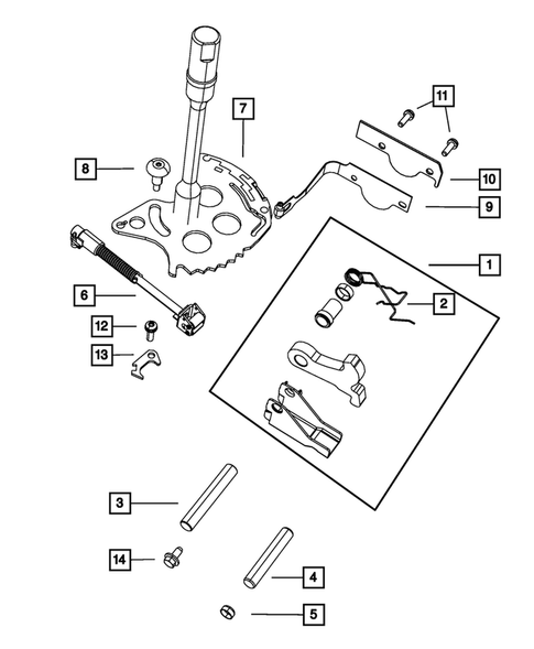 Valve Body, Accumulator, Solenoid and Parking Sprag for 2009 Dodge Durango #1