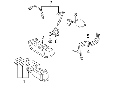 Emission Components for 2003 Toyota MR2 Spyder #0