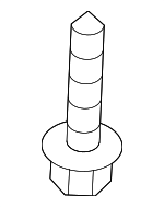 1244105207B - Body: Molding Extension Screw for Kia: Borrego, Forte, Forte Koup, Forte5, K4, K5, Niro, Niro EV, Optima, Rio, Sorento, Sportage, Telluride Image