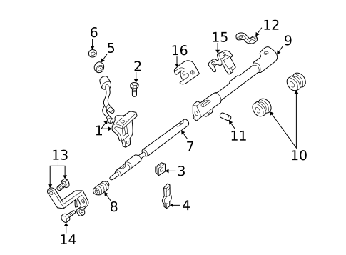 Gear Shift Control for 2002 Mazda B3000 #0