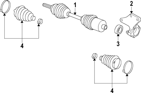 Axle Shafts & Joints for 2013 Nissan Altima #0