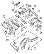 5098525AA - Fuel: Fuel Tank Bracket for Mopar Image