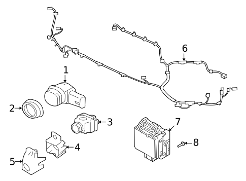Electrical Components for 2020 Jaguar E-Pace #1