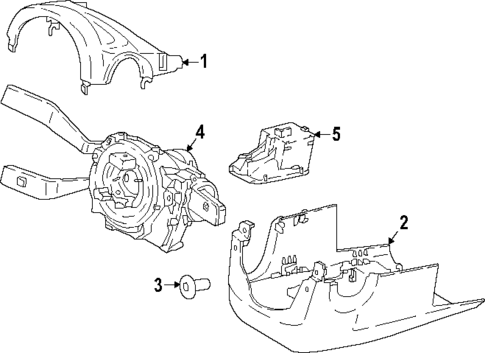 Shroud, Switches & Levers for 2025 Porsche Panamera #0
