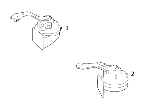 Horn for 2023 Mercedes-Benz CLA35 AMG #0