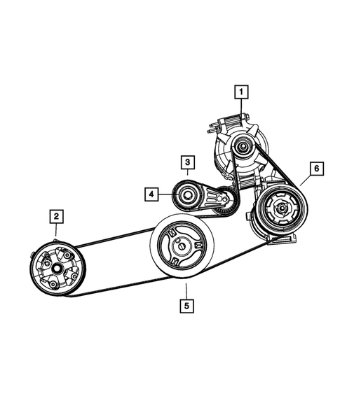 Pulleys and Related Parts for 2010 Chrysler Sebring #0