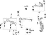 54505T6100 - Suspension: Rear Lower Control Arm for Hyundai Image