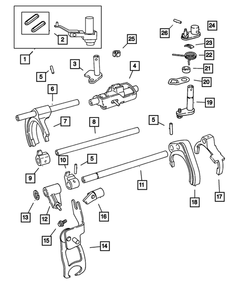 Fork and Rails for 2001 Dodge Neon #0