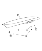 6509532AA - Exterior Ornamentation: Special Head Screw for Jeep: Grand Cherokee Image