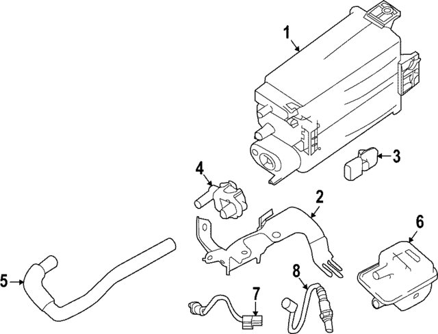 226934CL0A - : Oxygen Sensor for Nissan: Rogue Image