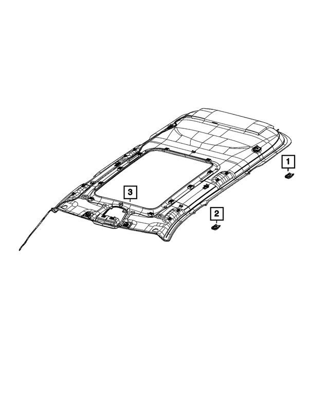 6ZH10TX7AD - Electrical: Reading Lamp for Mopar Image