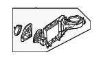 2548304502 - HVAC: HVAC Unit Case Assembly for Mercedes-Benz Image
