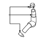 289232M600 - Emission System: Hose Assembly for Kia: Carnival, Sorento, Sportage Image