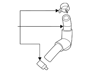 289232M600 - : PCV Valve Hose for Kia: Carnival, Sorento, Sportage Image