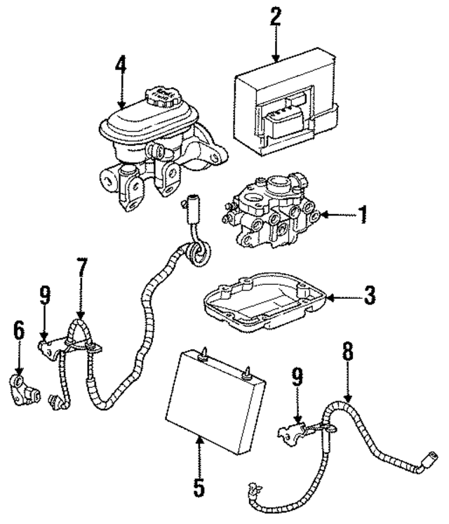 21013037 - Brakes: ABS Hydraulic Assembly for GM Image