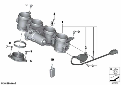 Throttle Valve and Actuator for 2018 BMW-Motorrad S 1000 R #0