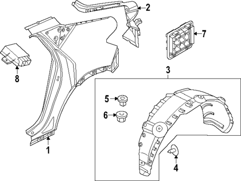 Liftgate for 2025 Genesis GV60 #2