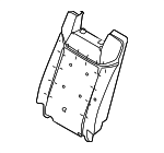 LR164959 - Body: Seat Back Pad for Land-Rover Image