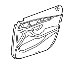 25372001043E35 - Body: Door Trim Panel for Mercedes-Benz Image