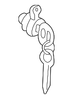 6905134040 - Body: Cylinder &amp; Keys for Toyota: Sequoia, Tundra Image