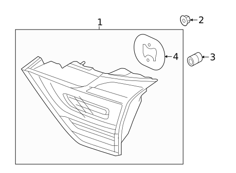 Tail Lamps for 2017 Kia K900 #0