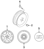 4030040P92 - : Wheel, Alloy for Nissan Image