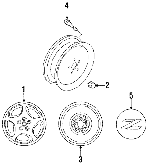 Covers & Trim for 1991 Nissan 300ZX #0