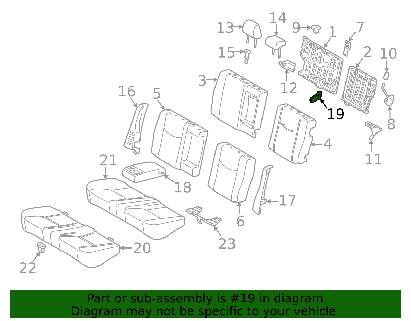 72868-47020-C0 - Hinge Cover 2015 Toyota | Longo Toyota Parts
