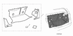 8P42SWA10002 - Accessory Components: REPLACEMENT KIT, VELCRO for Honda Image