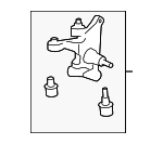 8C3Z3105AR - Suspension: Spindle for Ford: F-250 Super Duty, F-350 Super Duty Image