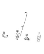 68665981AA - : Foot Well Lamp for Ram: 1500 Image