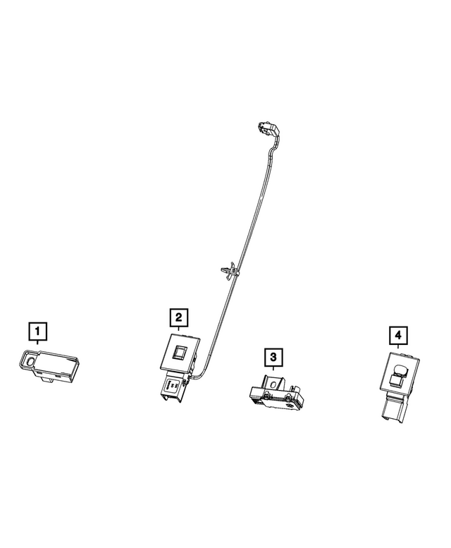 « 68665981AA –  : Espace Pour Les Jambes TÉmoin pour Mopar Image »