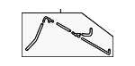 K2A167500B - Body: Washer Hose for Kia Image