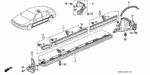 71800SM4000 - Interior/Bumper: GARNISH ASSY., R. SIDE SILL for Honda Image