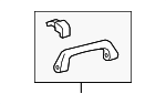 7461002081B0 - Body: Grip Handle for Scion: xB, xD | Toyota: 4Runner, Corolla, Matrix, Prius, Prius Plug-In, Prius V, Yaris Image