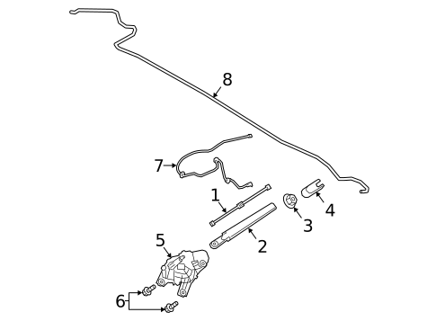 Wiper & Washer Components for 2023 Ford Escape #0