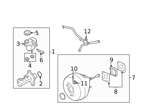 Brake Hydraulics for 2010 Lincoln MKT #2