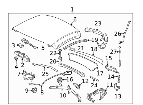 Top & Components for 2019 Mercedes-Benz SLC 43 AMG&reg; #1